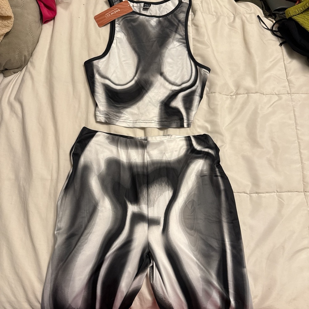 Stylish Black and White Women's Jumpsuit